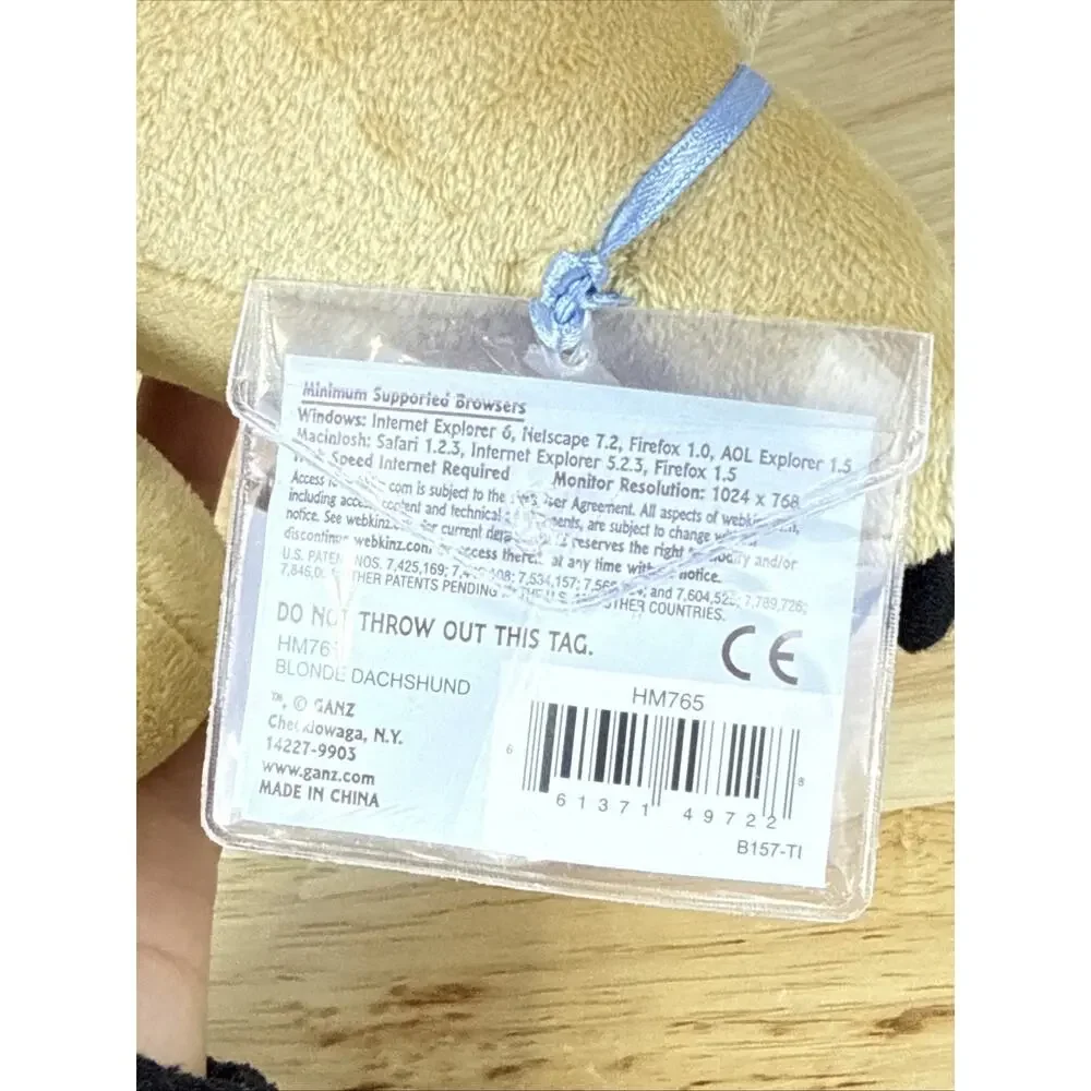 Webkinz Blonde Dachshund NEW Sealed Unused Code VERY RARE - Picture 10 of 11